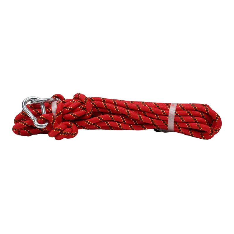 Load image into Gallery viewer, Safety Rope Rock Climbing Rope 10M 10mm Equipment Polyester Red/Bule Static Thick Knit Tree Wall High Performance
