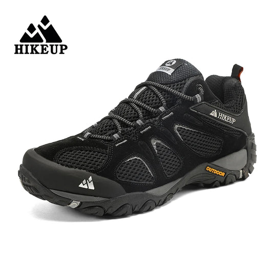 HIKEUP Men’s Breathable Splashproof Hiking Shoes – Versatile Mountain Climbing & Hunting Sneakers