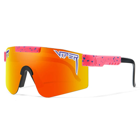 2024 PIT Viper UV400 Cycling Sunglasses – Bold Performance for Outdoor Adventure