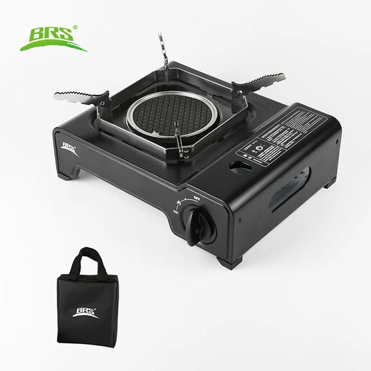 BRS Quick Heat Wind-Resistant Infrared Cartridge Gas Camping Stove | Portable Burner