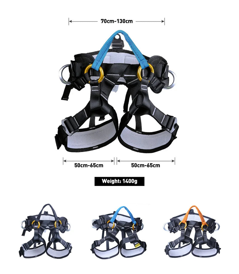 Load image into Gallery viewer, XINDA Camping Outdoor Hiking Rock Climbing Half Body Waist Support Safety Belt Climbing tree Harness Aerial Sports Equipment
