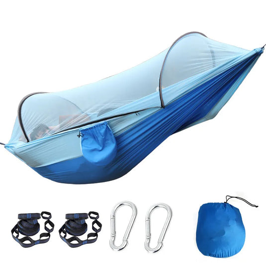 Anti-Mosquito Parachute Camping Hammock – Single & Double Sizes