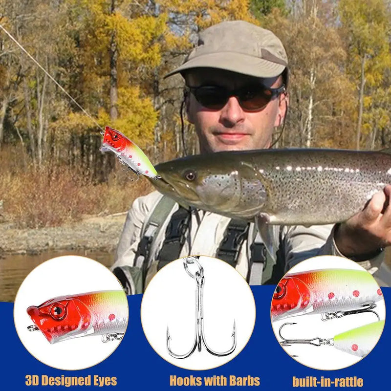 Load image into Gallery viewer, Fishing Tackle Advent Calendar Fishing Lures Set Fishing Gear Countdown Calendar Adults Kids Men Women Christmas Fish Bait Gifts
