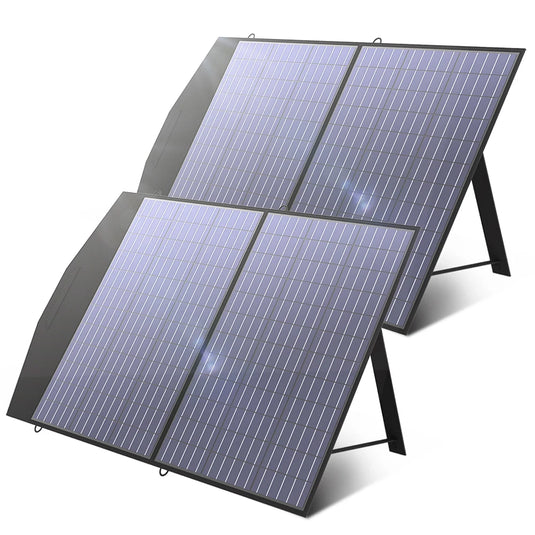 ALLPOWERS 100W/200W Foldable Solar Panel | Portable Solar Battery Charger | Power Station Compatible