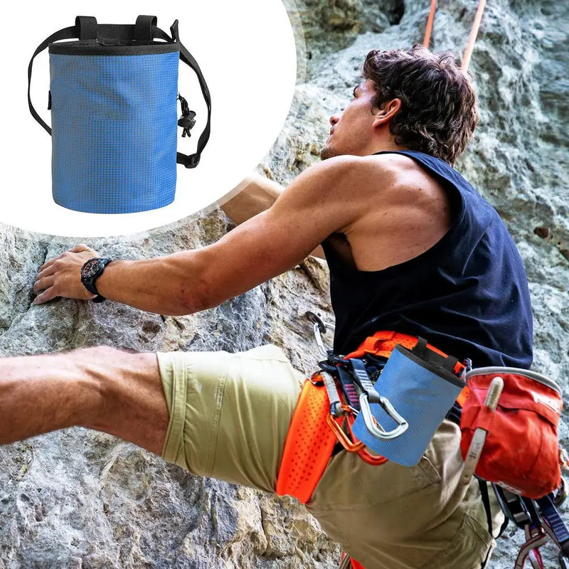 Load image into Gallery viewer, Rock Climbing Chalk Bag Sports Rock Climbing Weightlifting Chalk Bag Non-Slip Design Fanny Pack For Rock Climbing Weightlifting
