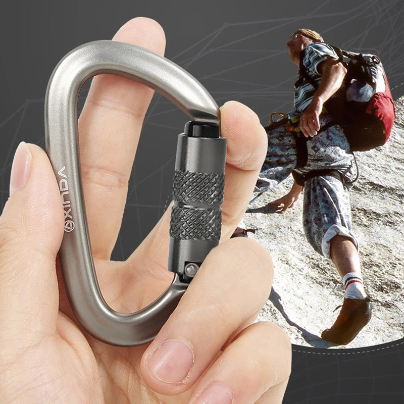 Load image into Gallery viewer, Climbing Gear Anti-Loss Elastic Rope - High Altitude Tool Safety Cord With Carabiner For Fall Protection And Drop Prevention
