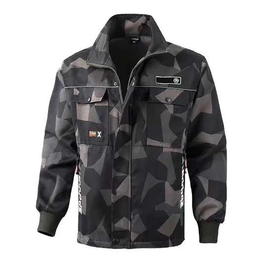 New Men's Tactical Fishing Suits Spring Camouflage Durable Thermal Work Clothing Autumn Outdoor Sports Windproof Hiking Jackets