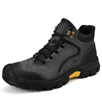 HIKEUP Men's High-Top Hiking Sneakers – Style Meets Trail-Ready Performance