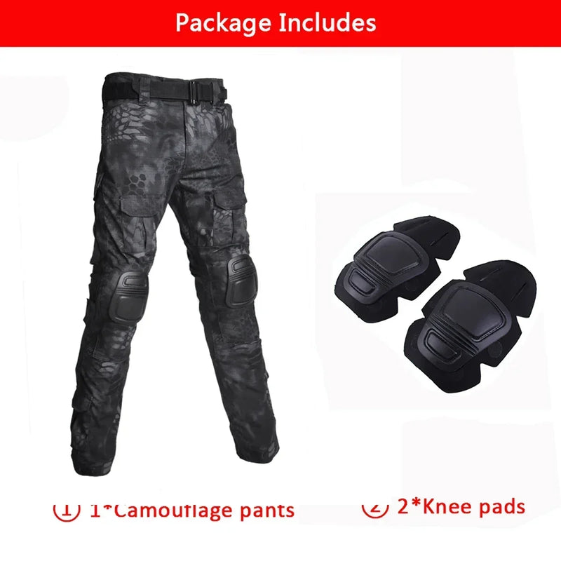 Load image into Gallery viewer, Softair Pants Hiking Tactical Pants Men Climb Clothing Camo Casual Combat Pant Camping Outfit Outdoor Paintball Trousers Hunt
