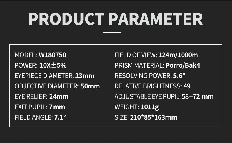 Load image into Gallery viewer, waterproof 10X50 binoculars with compass rangefinder binoculars telescope
