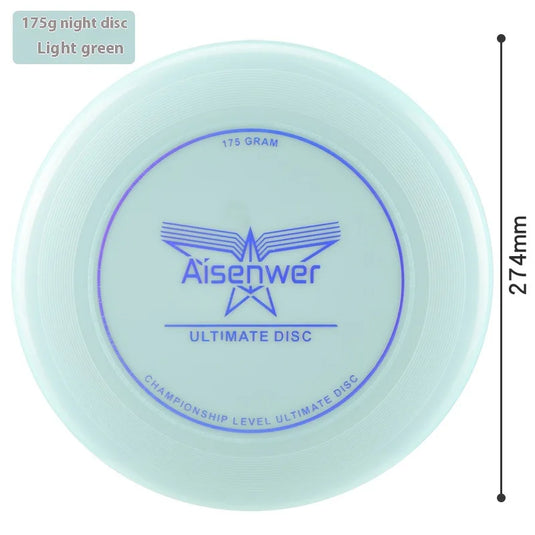 175g Ultimate Night Frisbee – Pro-Grade PE Disc for Outdoor Team Sports & Night Play