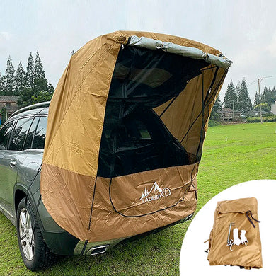 Portable Car Tailgate Awning Tent – Rooftop Canopy Sunshade for SUV, Hatchback, or Truck
