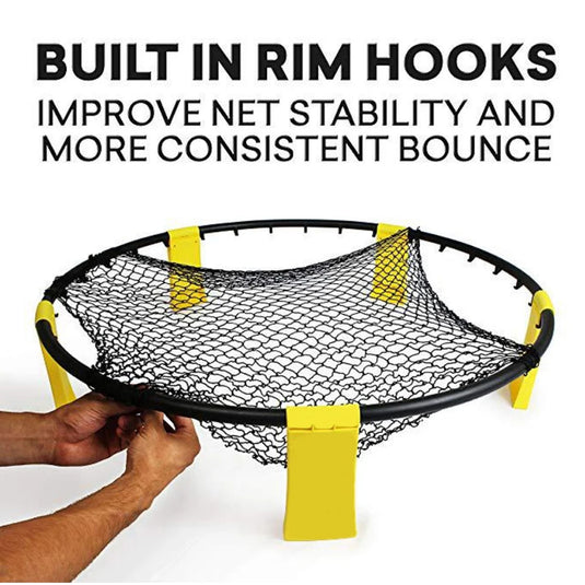 Mini Spike Volleyball Set – Portable Net & Ball Game for Backyard, Beach & Lawn Fun