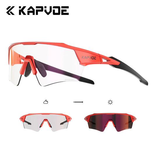 Kapvoe Photochromic Cycling Sunglasses – Adaptive Vision, Elevated Performance