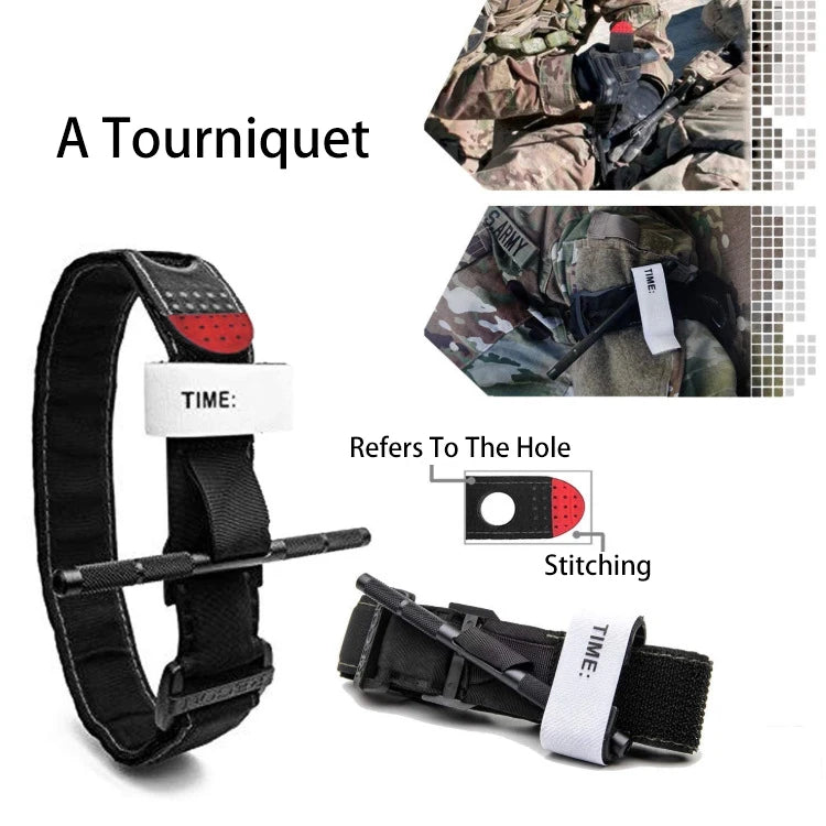 Load image into Gallery viewer, Survival First Aid Kit MOLLE Tactical Trauma Emergency Kit for Outdoor Adventures, Camping, Hunting,
