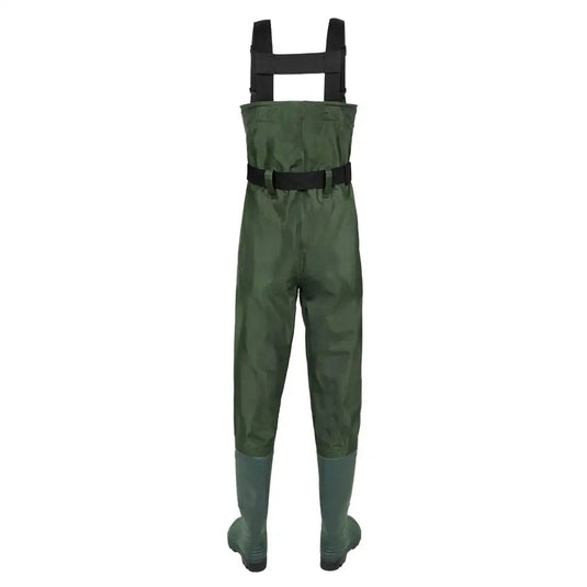 Fishing Jumpsuit Waders Hunting Suit Nylon Half-length Wading Pants Waterproof Hunting Wader Fishing Overalls With Boots