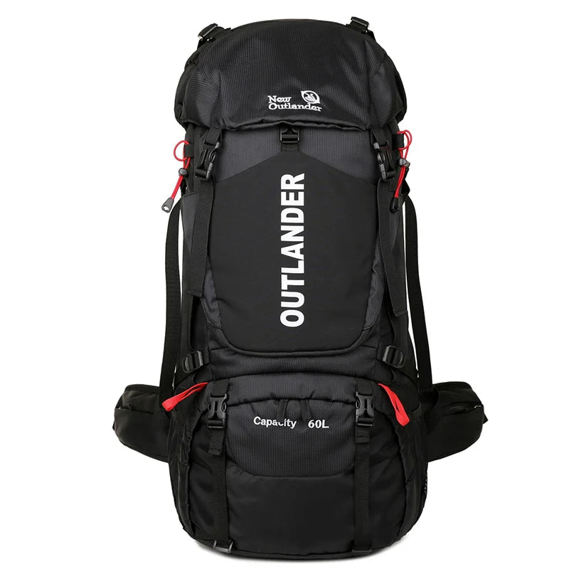 Load image into Gallery viewer, 60L Waterproof Camping Backpack with Rain Cover | Hiking Trekking Mountaineering Rucksack
