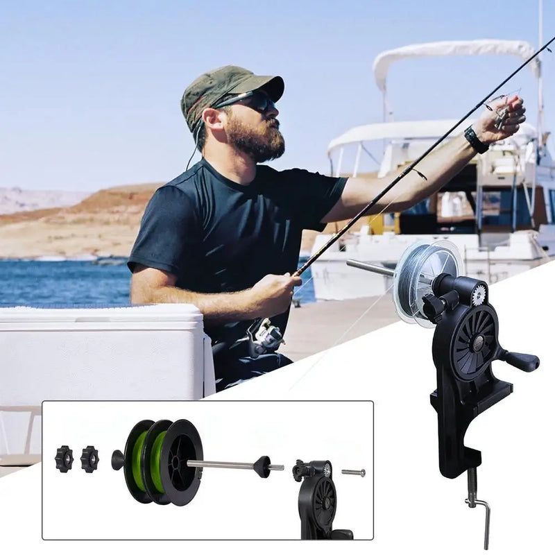 Load image into Gallery viewer, Fishing Reel Spooler Fishing Tackle Lines Spooler Fishing Accessories Fishing Lines Holder Reel Spooler For Recreational Fishing
