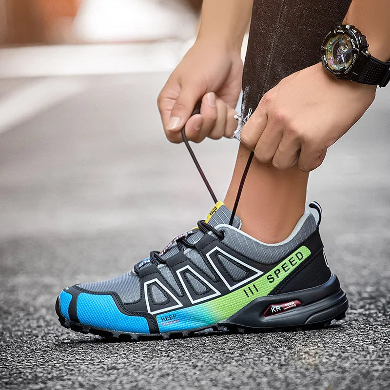 Load image into Gallery viewer, Qwaccu Waterproof Hiking Shoes – All-Weather Traction for Outdoor Adventures
