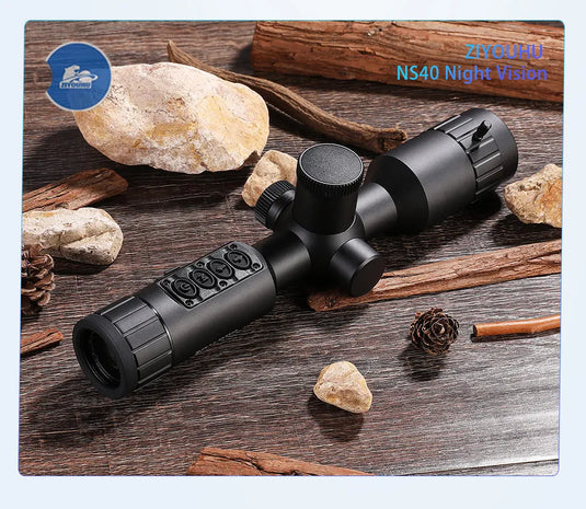 New NS40 Digital Night Vision Scope Built Gyro Tacticle Crosshair Software Ranging 1080p Video IR Camera 7-19X Hunting Monocular