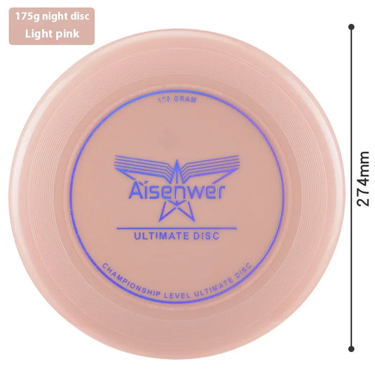 175g Ultimate Night Frisbee – Pro-Grade PE Disc for Outdoor Team Sports & Night Play