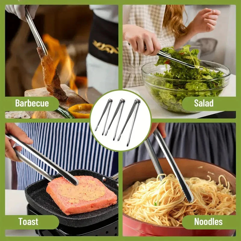 Load image into Gallery viewer, Grill Tongs, Food Clip, Ice Tong, Barbecue Clip, Meat Cooking Utensils, For BBQ Baking, Camping Supplies, Kitchen Accessories
