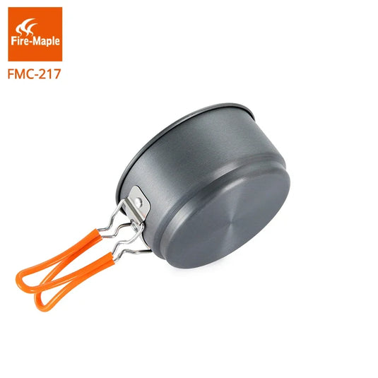 Fire Maple Camping Cookware Set Portable Outdoor Foldable Compact Heated Exchange Pot Aluminum Alloy Picnic Cooking Tool FMC-217