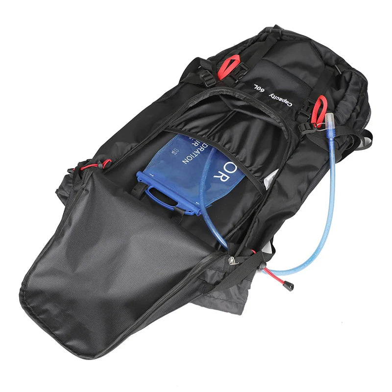Load image into Gallery viewer, 60L Waterproof Camping Backpack with Rain Cover | Hiking Trekking Mountaineering Rucksack
