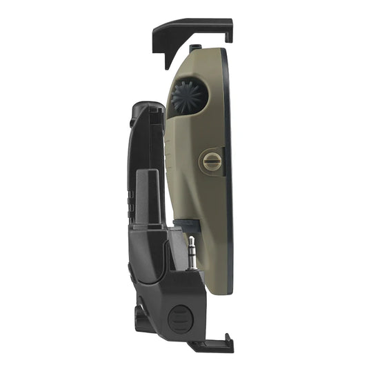 Walkie Talkie Attachment - 22 Channels 3 Miles Range Distance Voice-Activated Handsfree Communication for Shooting earmuffs