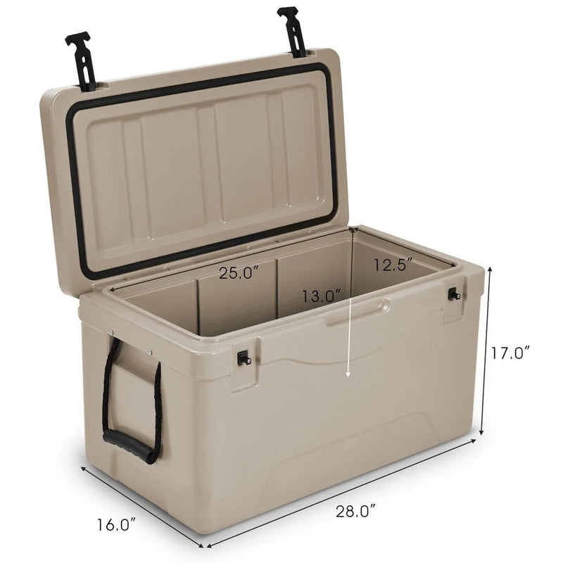 Load image into Gallery viewer, 60L High Quality rotomolded Plastic camping Cooler Box Cute Cooler Box Price Gear Box Cooler
