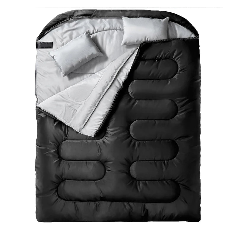 Load image into Gallery viewer, Detachable Double Sleeping Bag | Thickened Waterproof | Converts to Two Singles
