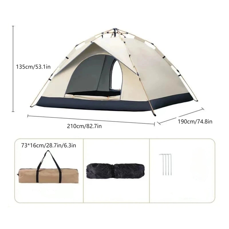 Load image into Gallery viewer, Auto Quick-Open 2-Person Tent | Instant Rain &amp; Sun Protection
