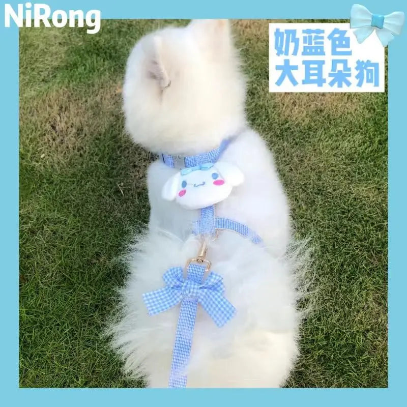 Load image into Gallery viewer, Sanrio Hello Kitty Kuromi My melody pet leash anime dog leash kawaii anti-loosening leash cat cute pet carrier gift wholesale
