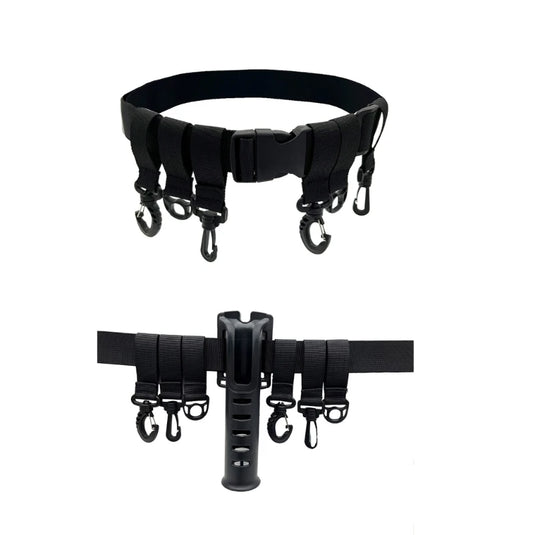 Fishing Accessories Fighting Belt Wader Straps D-ring and Hook Fit Waist Belts