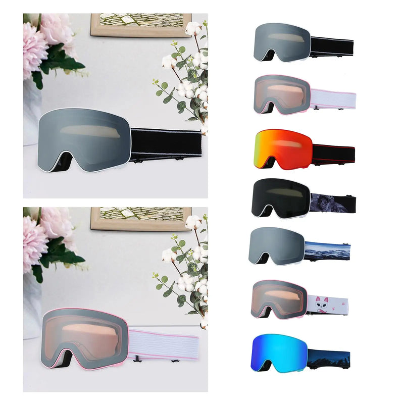 Load image into Gallery viewer, Ski Goggles with Adjustable Strap Winter Sports Snow Goggles for Men Women
