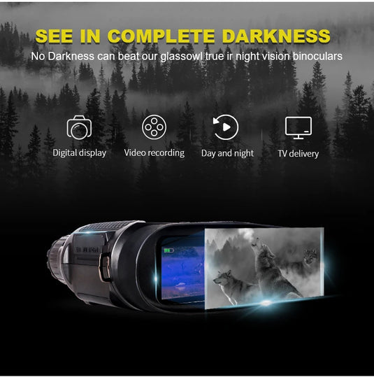 Wifi Hd 1080P Scopes Hunting Night Vision Sight Telescope With LCD Display