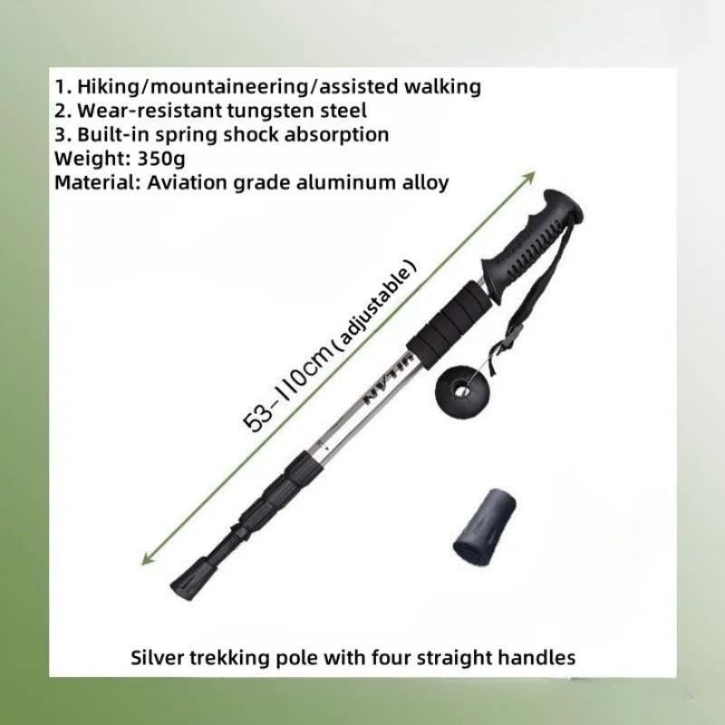 Load image into Gallery viewer, Collapsible Lightweight Trekking Poles | Anti-Shock Adjustable Hiking Sticks | Men Women Walking Pole
