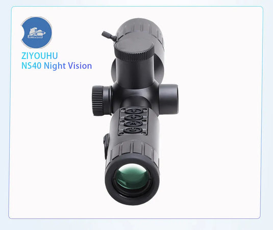 New NS40 Digital Night Vision Scope Built Gyro Tacticle Crosshair Software Ranging 1080p Video IR Camera 7-19X Hunting Monocular