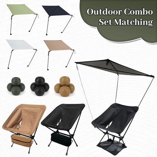 Ultralight Folding Camping Chair | Oxford Cloth Portable Beach Picnic Seat | Hiking Fishing Chair