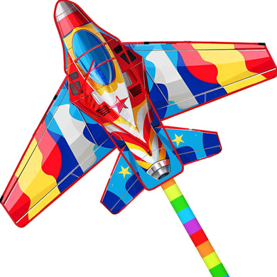 Red Plane Kite for Beginners – Easy-to-Fly Outdoor Fun for All Ages