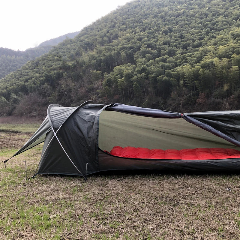 Load image into Gallery viewer, Ultralight 1-Person Waterproof Tunnel Tent – Compact Shelter for Solo Hiking, Camping &amp; Fishing
