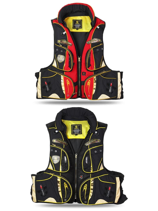 New Life Jacket Fishing Vest Outdoors Buoyancy 120kg Multi-function Sport Personal Flotation Device