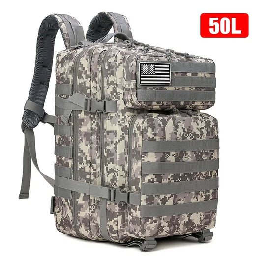 30L/50L Tactical Backpack | Military Hiking Hunting Rucksack | Trekking Sport Bag