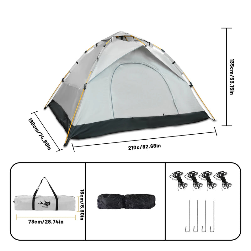 Load image into Gallery viewer, Windproof 2–4 Person Camping Tent | Lightweight | Easy Setup
