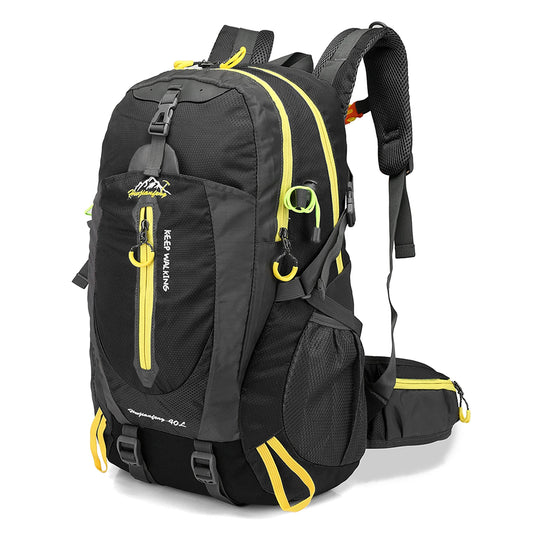 40L Water-Resistant Travel Backpack for Hiking, Camping Everyday Adventure