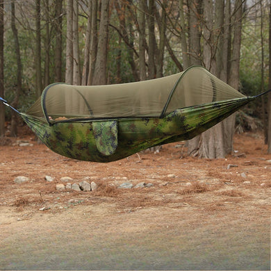 Portable Camping Hammock with Mosquito Net – 250x120cm Lightweight Sleeping Tent