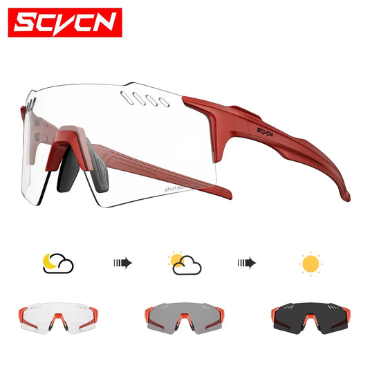 SCVCN Photochromic Cycling Sunglasses – Intelligent Vision for Every Adventure