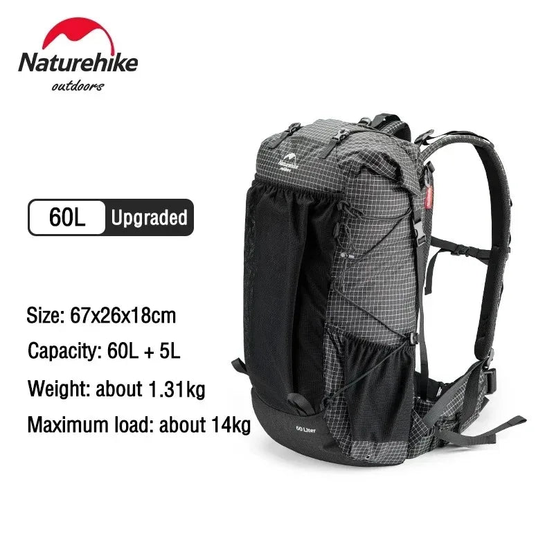 Load image into Gallery viewer, 0+5L Hiking Backpack with Rain Cover | Ergonomic Internal Frame Pack | Camping Travel Bag
