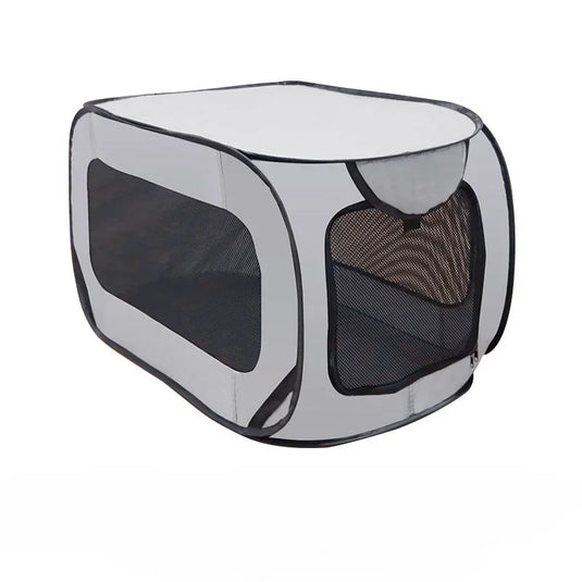 Foldable Dog Travel Tent Portable Oxford Mesh Pet Carrier for All Breeds