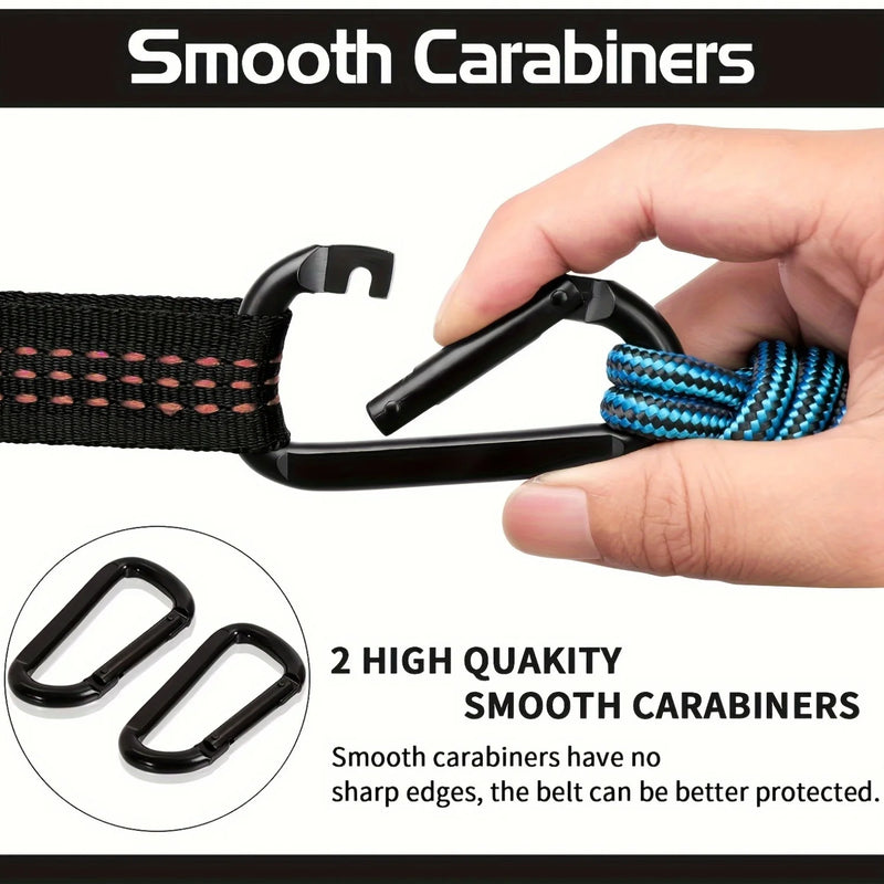 Load image into Gallery viewer, Premium Double Hammock for Couples – Includes Tree Straps &amp; Carabiners for Easy Setup
